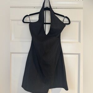 Princess Polly NWT Elegant Black Halter Dress Size 2